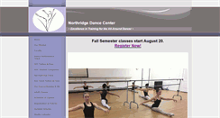 Desktop Screenshot of northridgedance.com